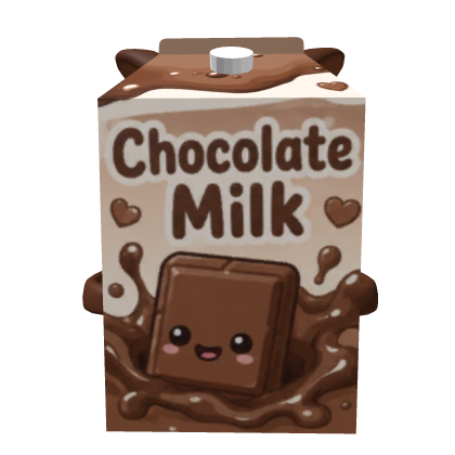 [ 1.0 VER. ] Chocolate Milk Backpack Roblox item