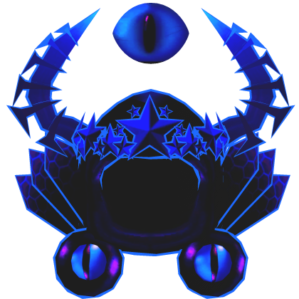 [Animated Eye] Blue Dominus + Horns + Crown