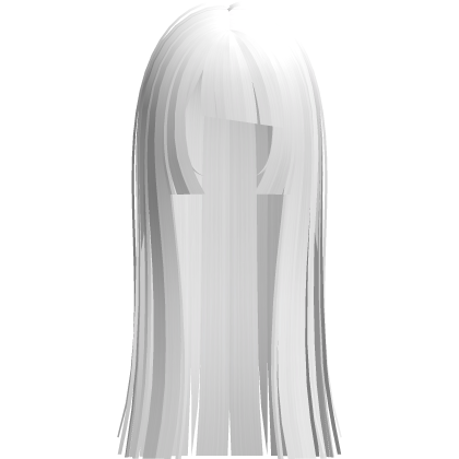 long gothic horror doll hime hair white Roblox item