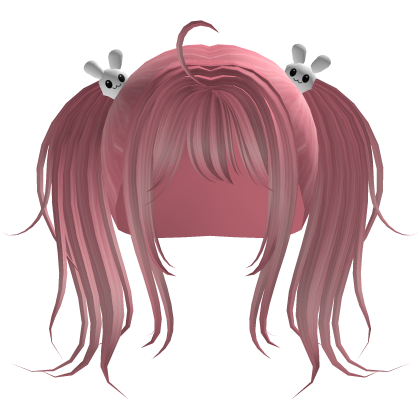 Pink Kawaii Pigtails Hair Roblox item