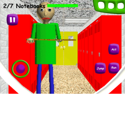 Get a free INVISIBLE HEAD in the map Baldi's Basi