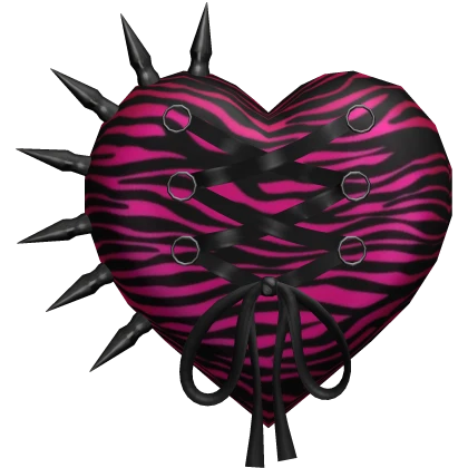 Pink Zebra 2000s Spiky Gothic Scene Background | Roblox Item