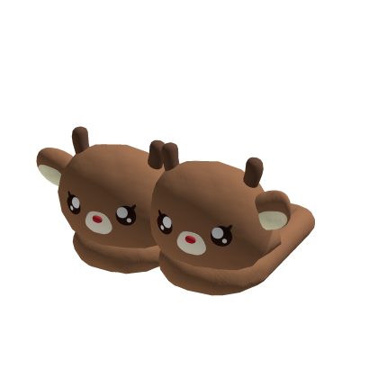 ♡ baby reindeer slippers