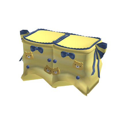 cute honey bear sweet pancake yellow socks thumbnail