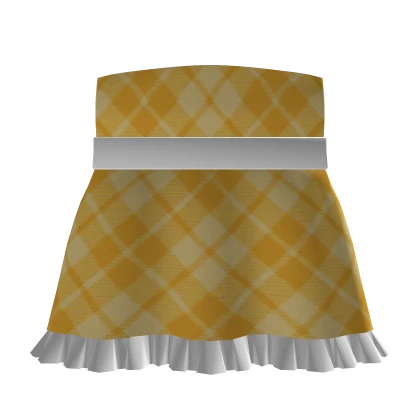 Yellow plaid skirt roblox on sale