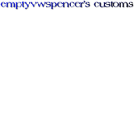emptyvwspencer's customs