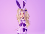 Purple carrot bunny