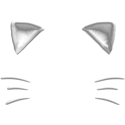 cute white kitty ears Filter kawaii