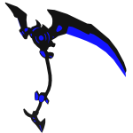 Glowing Blue Scythe