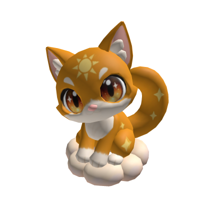 Kawaii Sun Cat Shoulder Companion Roblox item