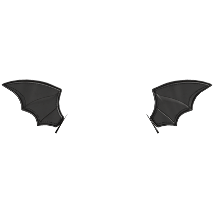 Grey Mini Bat Wings Hair Clip Roblox item