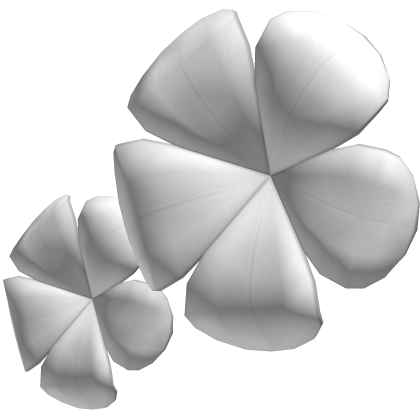 Cute Summer Plumeria Flowers (White) Roblox item