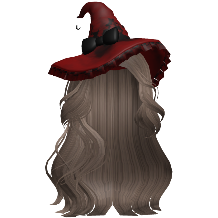 Halloween Side Swept Witch Hair (Ash Brown)
