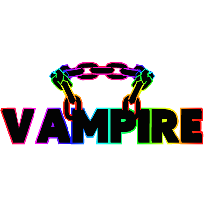Cartoony Rainbow Vampire Chain Roblox item