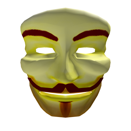 Golden Hacker Mask