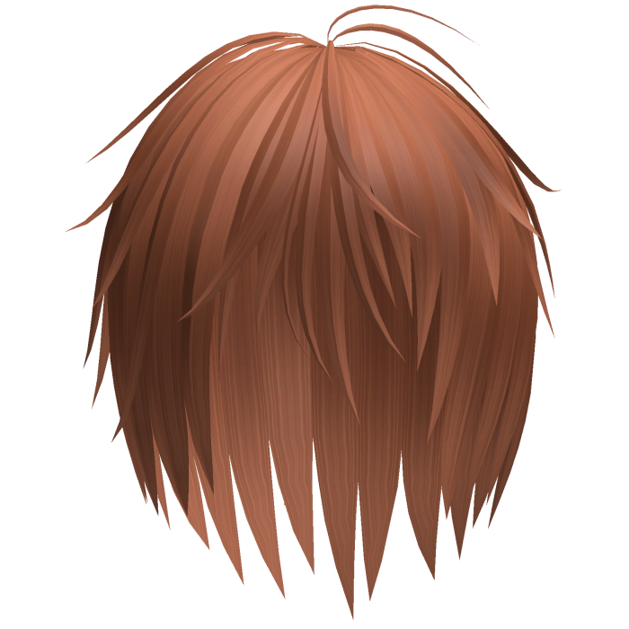 Emo Messy Razor Cut Layered Hair (Ginger)