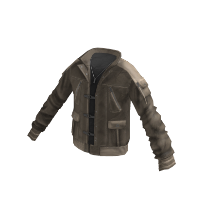 Ribbed Sleeve Bomber Jacket (Olive)