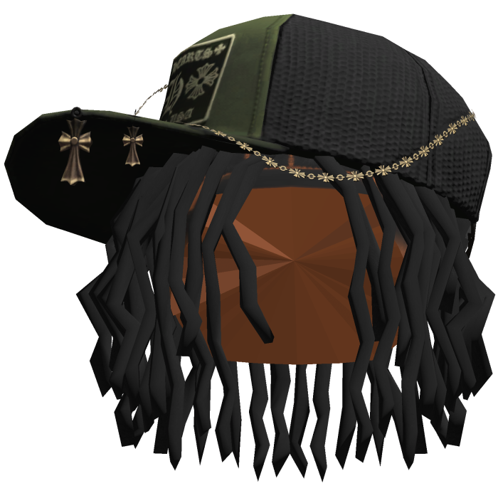 Dreads with Designer Cap
