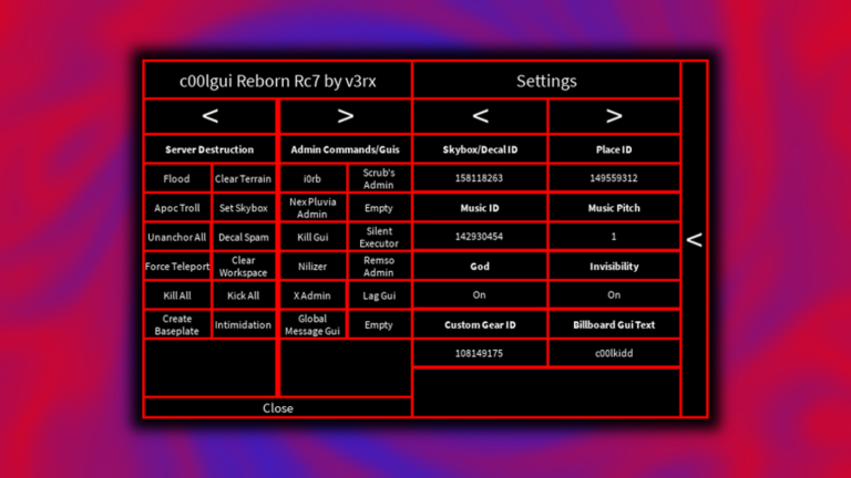 c00lkidd Script Menu screenshot 1
