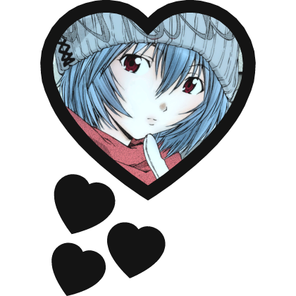 Rei Ayanami Thinking Hearts Neon Genesis NGE