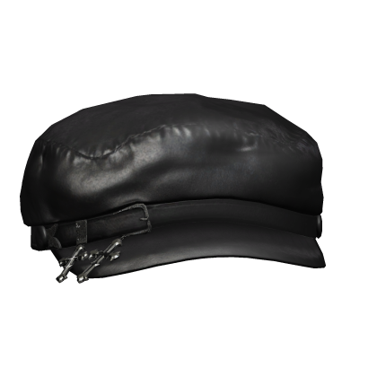 Black Leather Cap thumbnail