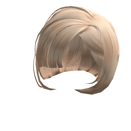 Short Honeydew Bob with Bangs in Blonde [HQ] Roblox item thumbnail