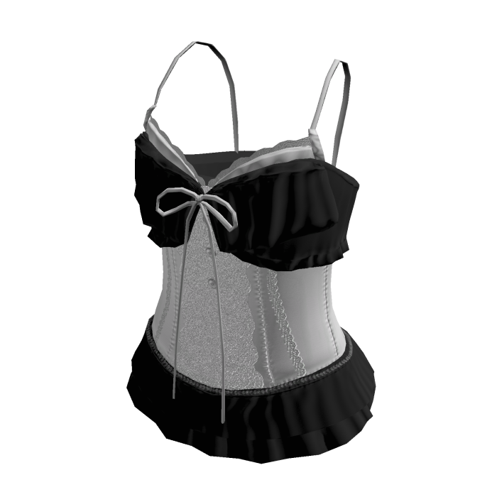 Sailor Top with Bow (Black and White)