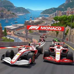 F1 Racing in monaco icon