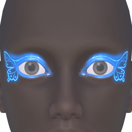 Blue Butterfly Neon Eye Makeup thumbnail