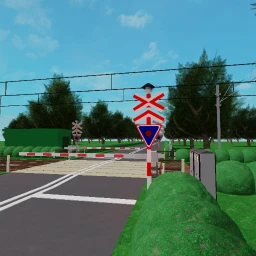 Danish railroad crossing  icon