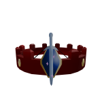 Ruby Crown Of Swords
