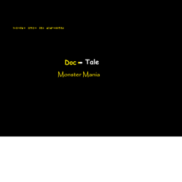 Doc-tale Monster Mania