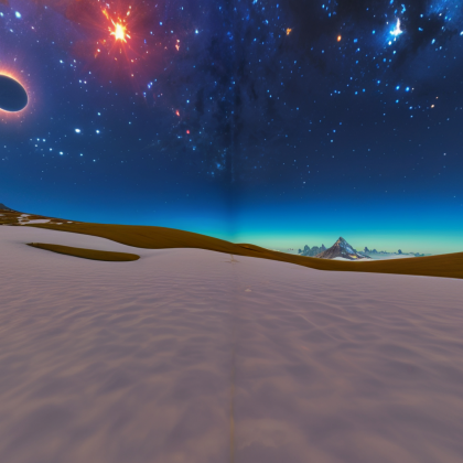 Mountain Planet Sky