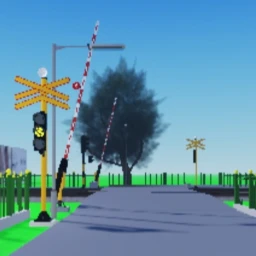 Railroad crossing indonesia 1 icon