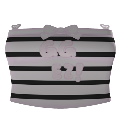 ggezpinktopblackstripewpinkstrap
