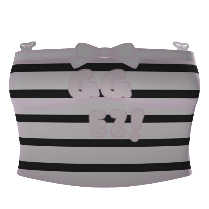 ggezpinktopblackstripewpinkstrap
