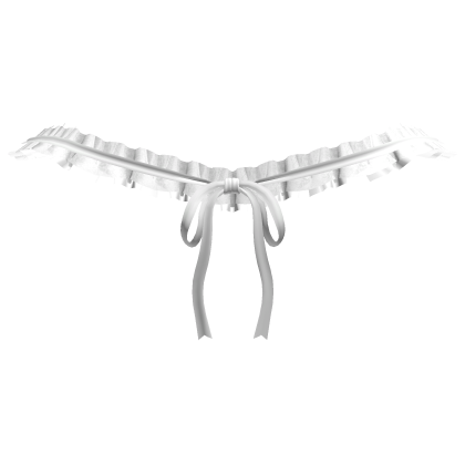 ┊♡꒱ gothic ruffle lace shoulder sleeve 3.0 ꒰white꒱