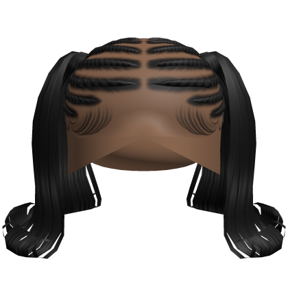 ★☆ Cute Shuku Braids Pigtails In Black Roblox item