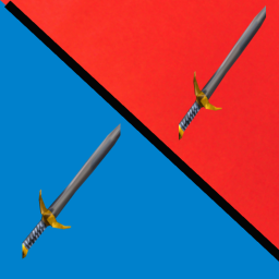 Go to castle to choose your team sword vs sword!