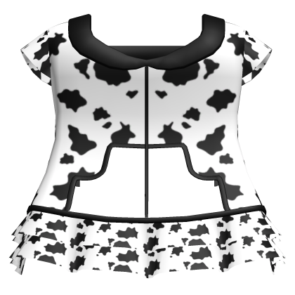 ♡ : cute cow sweater dress