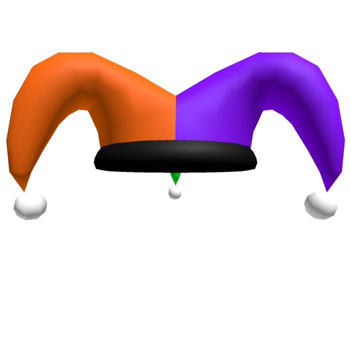 Halloween Jester Hat (Green Purple Orange)