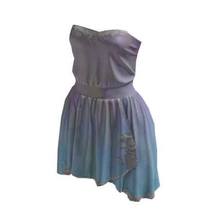 strapless open back dress Wedtrend Women Sky Blue Prom Dress A-Line Spaghetti Straps Lace Leaf Tulle  Evening Dresses With Slit – WEDTREND