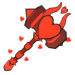 Valentine's Heart Hammer (left)