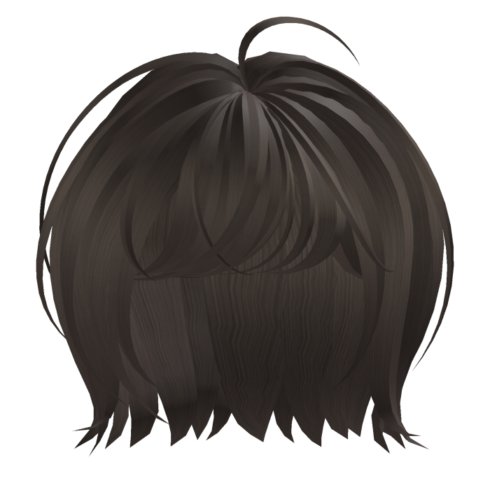 Brown layered bob