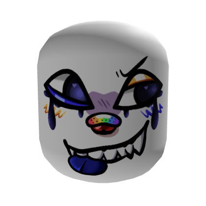 Halloween Creepy Clown Balloon Dog Face [Looey]
