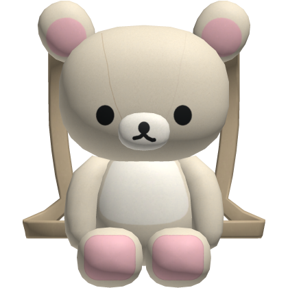 Cute Korilakkuma Bear Plushie Backpack [3.0] Roblox item