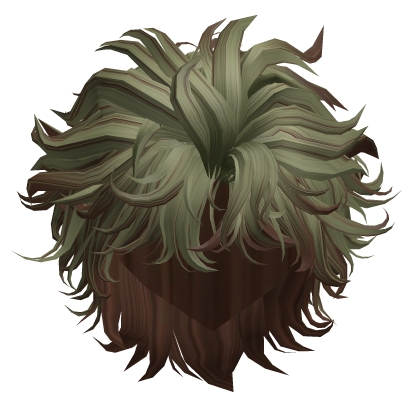 Stylish Slicked Back Mullet (Matcha&Brown) Roblox item