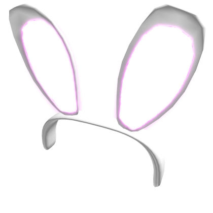 [EMISSIVE] Pink & White Glowing Cute Bunny Ears