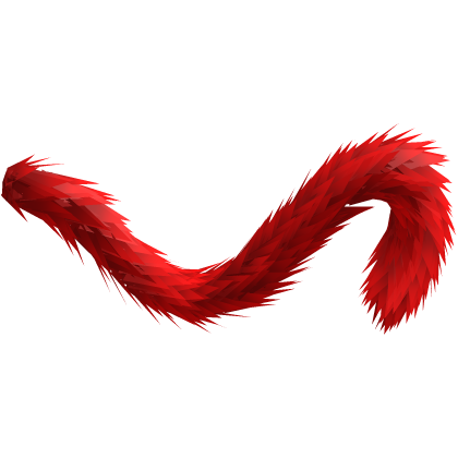 Fluffy cat tail Red thumbnail