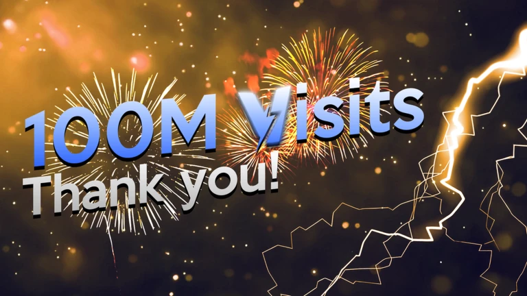100M VISITS CELEBRATION
